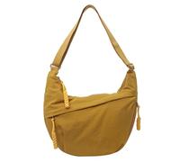 Sac à bandoulière Femme Demi-Lune Grand, Sac À Épaule Rétro Nylon, Sacs à Main Portable Multi-Poches avec Sangle Réglable, Besace à bandoulière pour Les Voyages, Les Courses, Le Travail (Jaune)