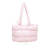 Sac à bandoulière fonctionnel en nylon avec grande capacité matelassé sous les bras Sac à main en coton rembourré pour l'école et le travail Sac étudiant, a, One Size