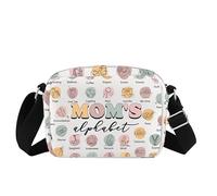 Sac à bandoulière G-ift M-om's Alphabet pour femme, cadeau de remerciement, cadeau de remerciement, fête des mères, Mombag, Medium