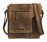 Sac à bandoulière GreenBurry Vintage marron VE 5 pcs. cuir 1650-25