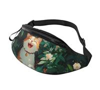 Sac à bandoulière Happy Fat Cat mignon chat anime sac mains libres sac banane chat heureux parc à thème invités 14 x 35 cm, A2, Taille unique