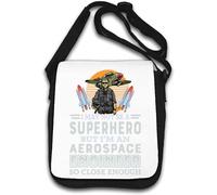 Sac à bandoulière « I May Not Be A Superhero But I'm An Aerospace Engineer So Close Enough » Blanc