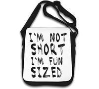 Sac à bandoulière I'm Not Short I'm Fun Blanc