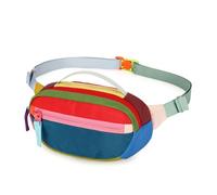 Sac à bandoulière imperméable réglable multi-poches étui de rangement sac banane de sport adapté pour la gym et l'extérieur multifonction sport pochette de taille, Couleur bleue., Taille unique