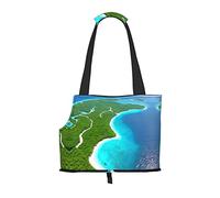 Sac à bandoulière imprimé « An Island in The Ocean », spécialement conçu pour les petits chiens et chats, bandoulière et sac à main multifonctionnels