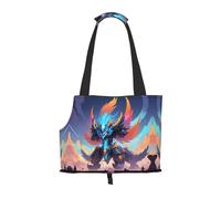 Sac à bandoulière imprimé Circuit Phoenix pour animal de compagnie - Design pliable - Sac de voyage pour petit chat et chien