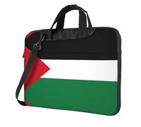 Sac à bandoulière imprimé drapeau de l'État de Palestine pour ordinateur portable facile à utiliser lors de vos voyages d'affaires