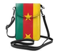 Sac à bandoulière imprimé drapeau du Cameroun pour femme, parfait pour les voyages et le shopping