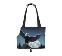 Sac à bandoulière imprimé Eagle Under The Stars, spécialement conçu pour les petits chiens et chats, bandoulière multifonction et sac à main