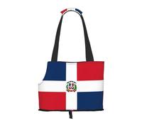 Sac à bandoulière imprimé République dominicaine, convient pour les petits chiens et chats, sac de courses et de voyage, sac à double usage