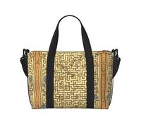 Sac à bandoulière imprimé Treasure Maze, adapté pour les voyages d'affaires, le fitness et les voyages.