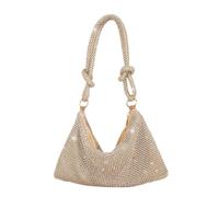 Sac à bandoulière incrusté de diamant Femmes 10,2x6.3 pouces Sac d'embrayage de soirée Exquise Design Crystal Sac à bandoulière détachable pour les vacances de de