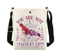 Sac à bandoulière inspiré de BG3 Astarion High Elf Gaming Gift Astarion Rogue Gift You Are Not Alone In This Messenger Bag, You Are Not Cb UK, 0