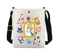 Sac à bandoulière inspiré du film de dessin animé - Aventure - Princesse - Cadeau pour fan de film, Alice Princess CB EU, 8.27 Inches ×6.5 Inches × 0.79 Inches