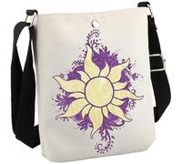 Sac à bandoulière inspiré du film de dessin animé Princesse Cadeau pour amoureux de conte de fées Princesse Magic Sun Symbole, Magic Sun Cb Eu, 8.27 Inches ×6.5 Inches × 0.79 Inches
