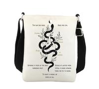 Sac à bandoulière inspiré du livre, cadeaux de livre fantaisie, cadeau de lecture livre clair et foncé, sac à bandoulière livre