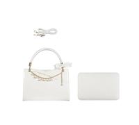 Sac à bandoulière Itabag pour femme - Style japonais - Nœud transparent - Sac à main - Sac à main - Bandoulière japonaise transparente, blanc, One Size