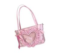 Sac à bandoulière Itabag pour femme, style japonais, sac à bandoulière pour étudiants, école, nœuds mignons, pour affichage d'épingles, cœur, bandoulière, style japonais, messager, itabag charmant, b