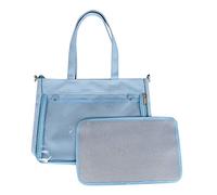 Sac à bandoulière japonais en toile pour femme, sac à bandoulière pour adolescent, sac à main pour étudiant, joli sac transparent, Bleu clair # reliure en tissu maille B
