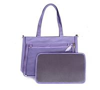 Sac à bandoulière japonais en toile pour femme, sac à bandoulière pour adolescent, sac à main pour étudiant, joli sac transparent, Violet # reliure en tissu maille B
