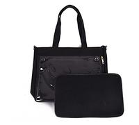 Sac à bandoulière japonais en toile pour femme, sac à bandoulière pour adolescent, sac à main pour étudiant, joli sac transparent, Noir # reliure en tissu maille B