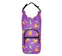 Sac à bandoulière jaune cerise violet bouteille d'eau isotherme à fermeture éclair sac à dos pour bouteille d'eau de randonnée bouteilles d'eau sac à dos pour bouteilles de 50/61/81/1,2 l