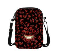 Sac à bandoulière Joker Merch Cadeau Joker Personnage Joker Ghoul pour les fans de films d'horreur, Croix Haha, medium
