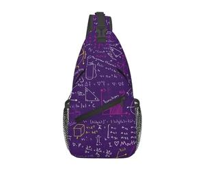 Sac À Bandoulière Leçons De Mathématiques Bandoulière Sac Moderne Multifonctionnel Sacs Triangle, Pour Cyclisme, Excursion, Office, Voyage