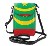 Sac à bandoulière léger avec fermeture magnétique - Motif drapeau de la Mauritanie - Pour voyage et usage quotidien
