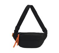 Sac à bandoulière léger avec sangle réglable en nylon, Noir BK., M, Western