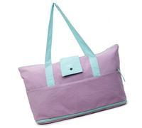 Sac à bandoulière léger et imperméable pliable pour salle de sport, voyage, sport, rangement de matériel Oxford, sac à main spacieux en tissu Oxford, violet, Beauté de masse