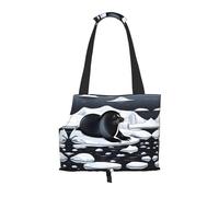 Sac à bandoulière léger et respirant pour petit animal de compagnie, imprimé WZYCWB Seals on Ice