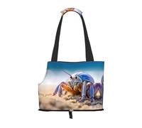 Sac à bandoulière léger et respirant pour petits chiens Motif crabe violoniste