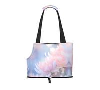 Sac à bandoulière léger et respirant pour petits chiens Motif gros plan floral
