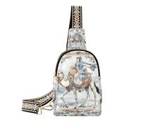 Sac à bandoulière léger pour femme Motif tribal ethnique chinois Camel, Chinois ethnique tribu chameau femme, 1 size
