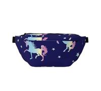 Sac à bandoulière licorne magique avec étoiles - Ceinture réglable pour l'extérieur, l'entraînement, la randonnée, cadeaux pour homme et femme, multicolore, Taille unique, Sac à dos de