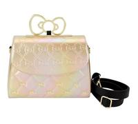 Sac à bandoulière - LOUNGEFLY - 50e anniversaire Hello Kitty - Doré - Métal - Synthétique