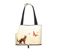 Sac à bandoulière Magic Cat imprimé pour animal domestique pour sortir, petit chien et chat double usage