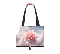 Sac à bandoulière Magic Rose imprimé pour animaux de compagnie pour sortir, petit chien et chat double usage
