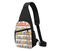 Sac à bandoulière magique de Noël pour homme et femme, sac à dos à bandoulière décontracté, sac à dos à bandoulière gauche ou droite, Collection d'étagères amusantes et échelle, Taille unique