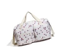 Sac à bandoulière matelassé à la mode avec poignée rembourrée pour les nouveaux parents, pratique au quotidien et bien organisé