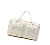 Sac à bandoulière matelassé à la mode avec poignée rembourrée pour les nouveaux parents, pratique au quotidien et bien organisé