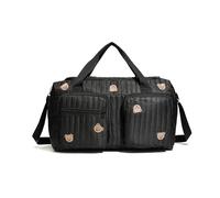 Sac à bandoulière matelassé à la mode avec poignée rembourrée pour les nouveaux parents, pratique au quotidien et bien organisé