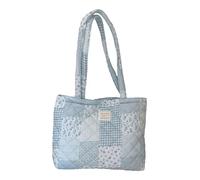 Sac à bandoulière matelassé de grande capacité pour femme - Style français - Aisselle pour les trajets quotidiens - Style français - Aisselle pour femme - Grande capacité - Pour l'école, Fleurs
