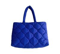Sac à bandoulière matelassé pour femme - Sac à main assorti de grande capacité - Pour faire du shopping, faire du shopping - Pour les trajets quotidiens - Épaule matelassée - Grande capacité