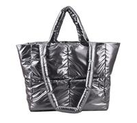 Sac à bandoulière matelassé - Sac à main matelassé, matériau en nylon léger, poche à fermeture éclair, texture rembourrée douce, accessoire tendance | Idéal pour les sorties quotidiennes, le shopping