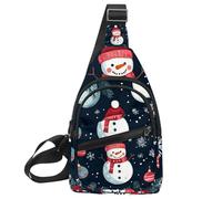 Sac à bandoulière Merry Christmas avec bandoulière réglable, pour homme et femme, pour voyage, cyclisme, travail, sport, Multicolore 03., 11.8x7x1.5in/30x18x4cm