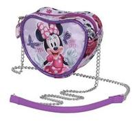 Minnie Mouse Butterflies-Sac à Bandoulière Mini Coeur, Lilas