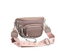 Sac à bandoulière minimaliste en cuir synthétique pour femme, sac à bandoulière pour la course à pied, le cyclisme, la promenade du chien, kaki foncé