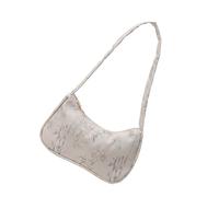 Sac à bandoulière moderne en nylon avec design ergonomique, sac léger sous les bras pour le travail, les trajets ou un usage quotidien décontracté, sac à bandoulière élégant en nylon, blanc, One Size